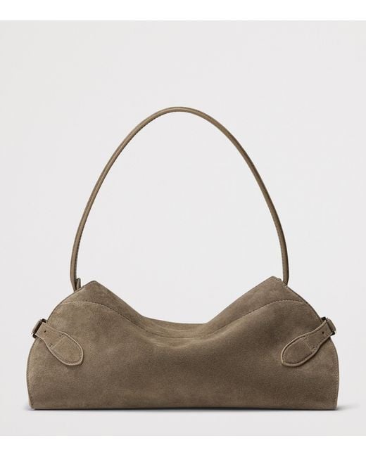Ralph Lauren Brown Small Suede The Ralph Shoulder Bag