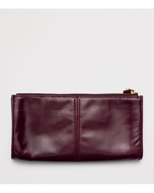 Prada Purple Patent Leather Pouch