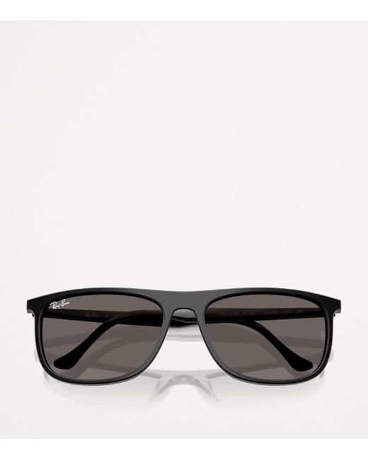 Ray-Ban Gray Rb2216 Rectangle Sunglasses