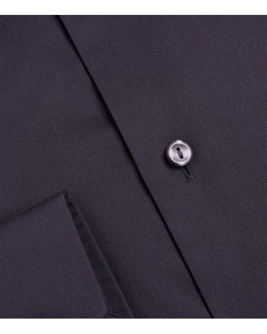 Eton of Sweden Blue Cotton Slim-Fit Shirt for men