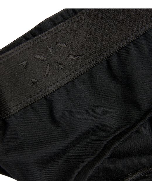 Derek Rose Black Micro Modal Briefs for men