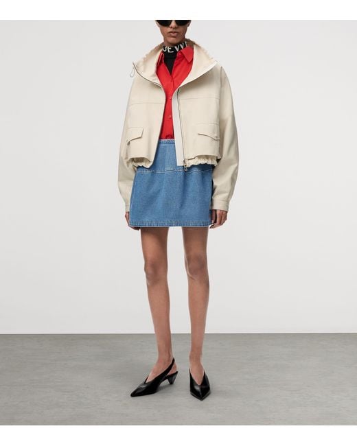 Loewe Blue Balloon Denim Mini Skirt