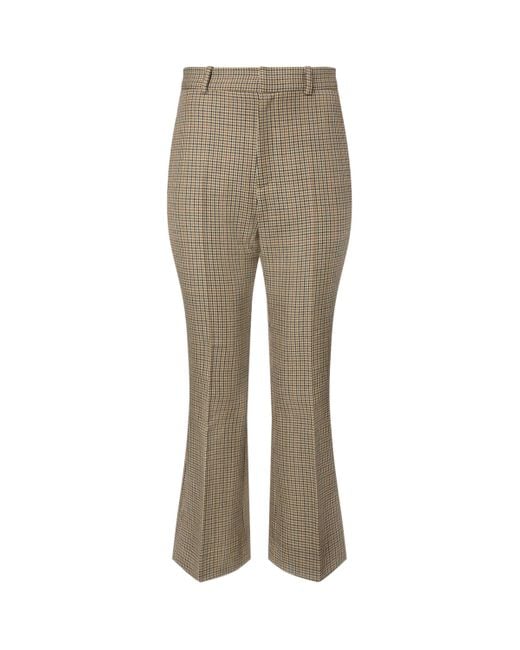 BITE STUDIOS Natural Wool Houndstooth Credo Trousers
