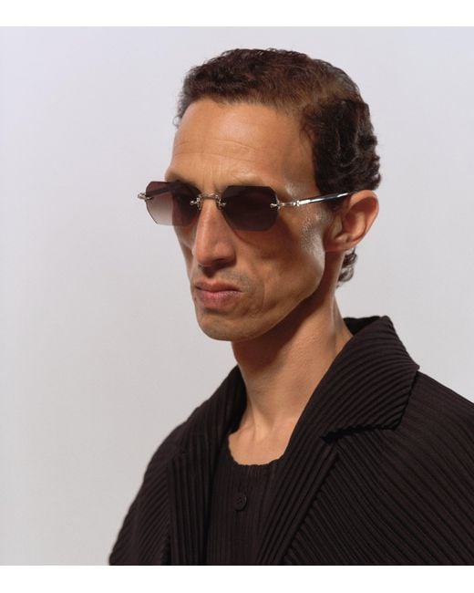 Matsuda Brown M5010 Octagonal Sunglasses