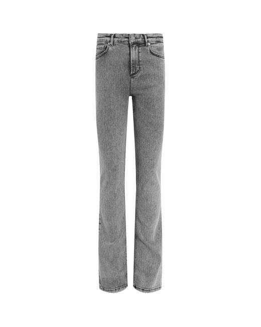 AllSaints Gray Haldan Bootcut Jeans