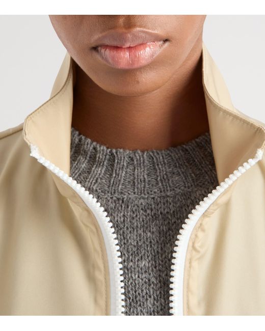 Prada Natural Re-Nylon Blouson Jacket