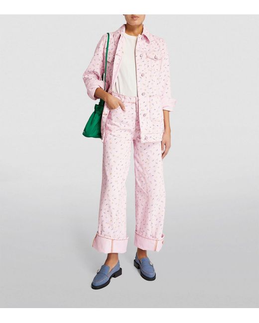 Ganni pink jacket online