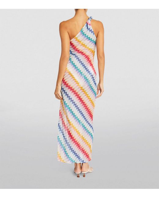 Missoni White One-shoulder Beach Cover-up