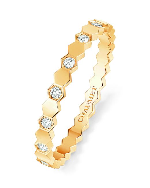 Chaumet Metallic And Diamond Bee De Ring