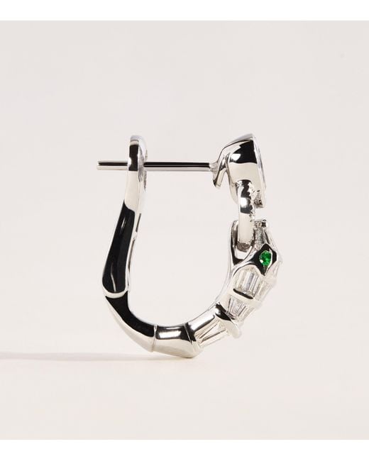 SHAY Natural And Diamond Serpentine Earrings
