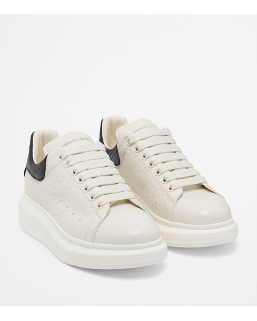 McQueen White Leather Oversized Sneakers