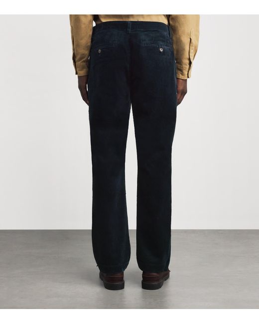 Polo Ralph Lauren Blue Corduroy Bedford Trousers for men