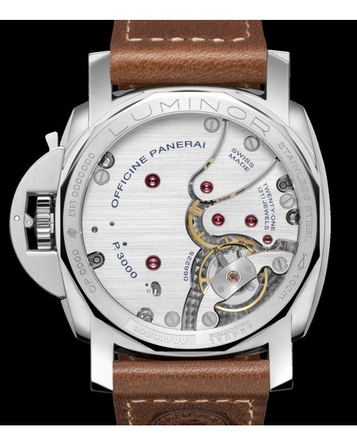 Panerai Gray Stainless Steel Luminor Watch