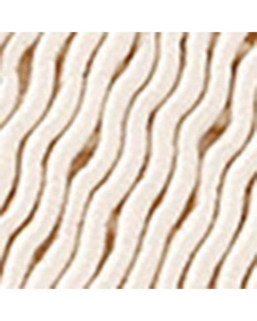 Kurt Geiger Natural Woven Logo Sandals