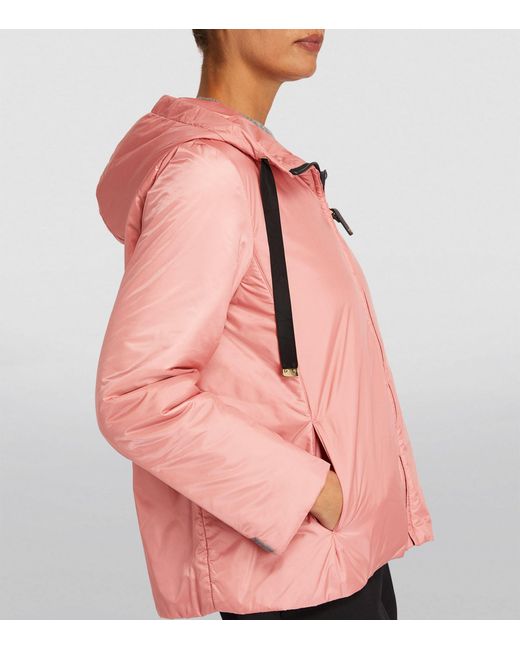 Max Mara Pink Hooded Padded Jacket