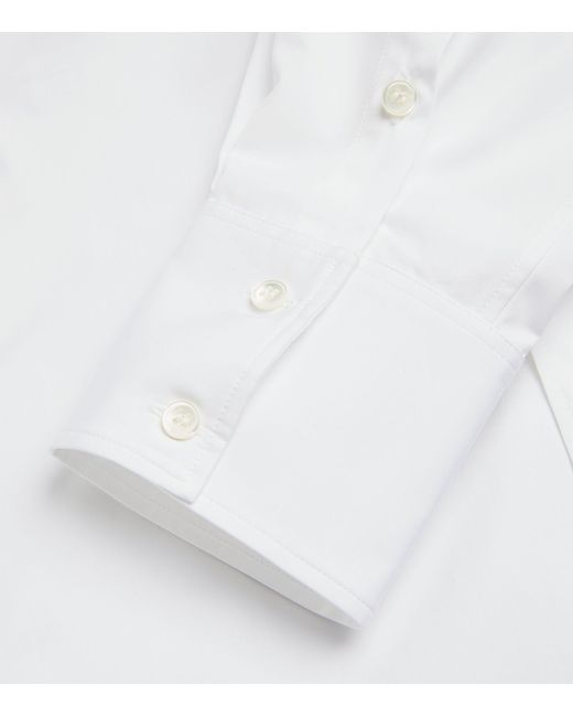 Carven White Cotton Oversized Shirt