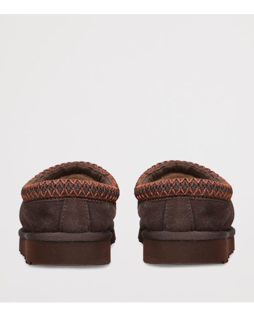 Ugg Brown Suede Tasman Ii Slippers