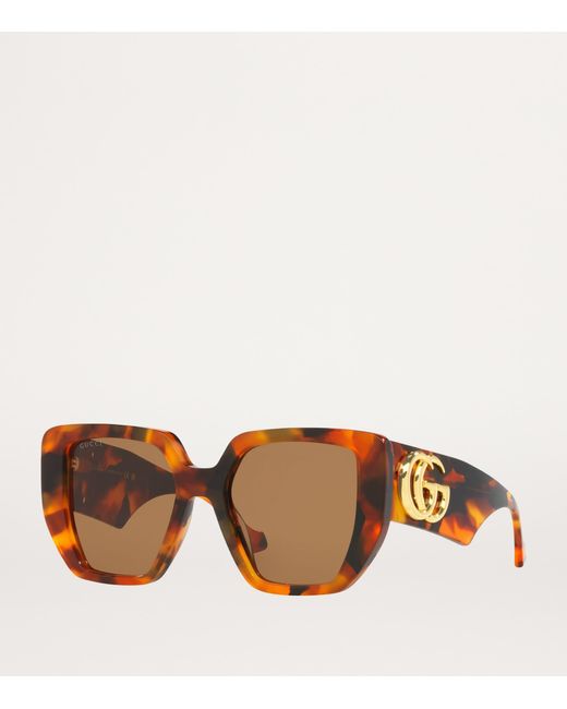 Gucci Brown Acetate 0Gc001595 Sunglasses