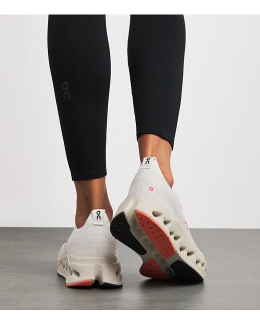 On Shoes White Cloudsurfer Max Trainers