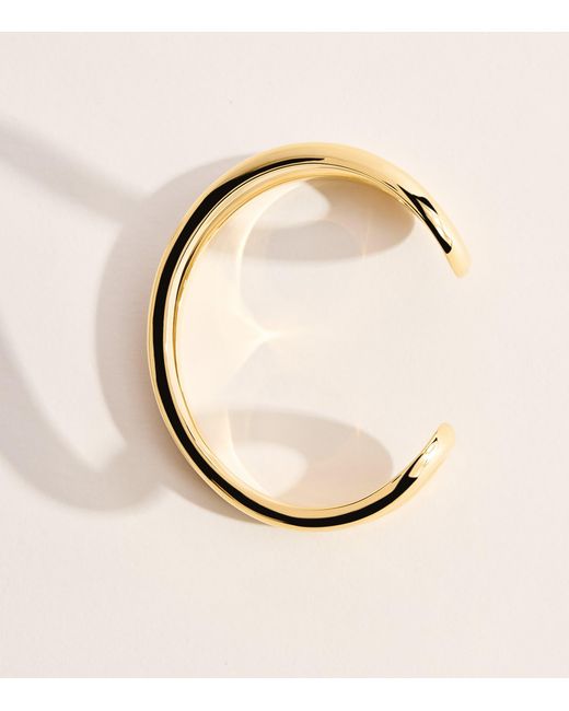 LIE STUDIO Metallic Plated Maggie Cuff Bracelet