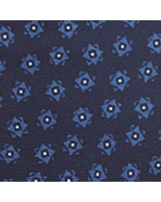 Ralph Lauren Blue Mulberry Printed Silk Tie for men