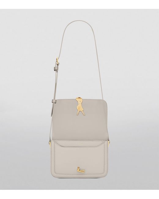 Saint Laurent White Small Solferino Satchel