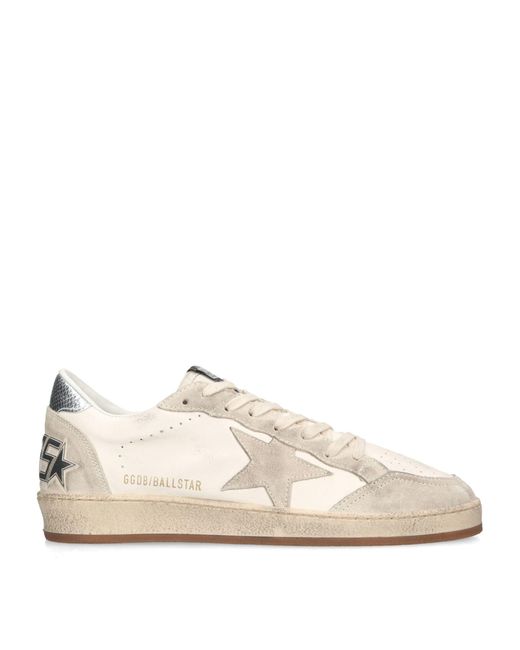 Golden Goose Deluxe Brand Natural Leather Ball Star Sneakers