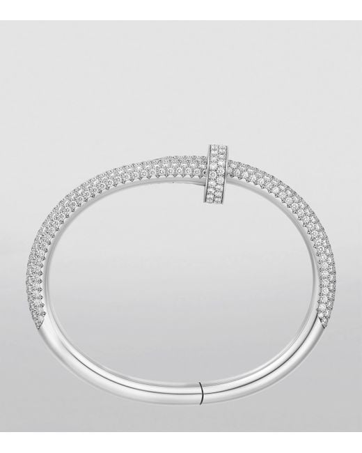 Cartier Metallic Medium And Diamond Juste Un Clou Bracelet for men