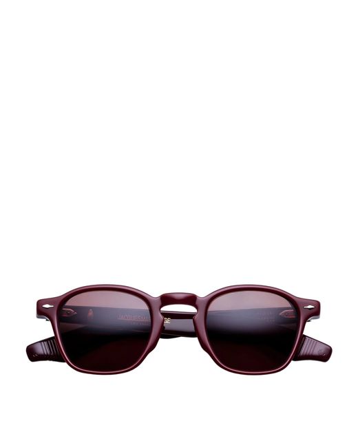 Jacques Marie Mage Purple Zephirin 47 Round Sunglasses for men