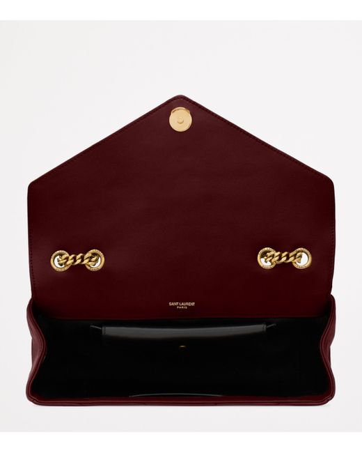 Saint Laurent Purple Medium Loulou Shoulder Bag