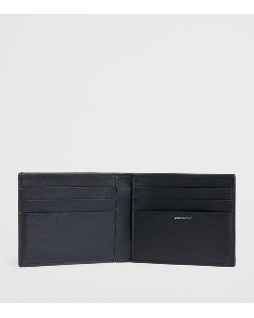 Paul Smith White Leather Painted Stripe Bifold Wallet for men