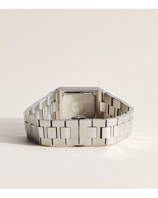 Vivienne Westwood White Stainless Steel Brunswick Watch