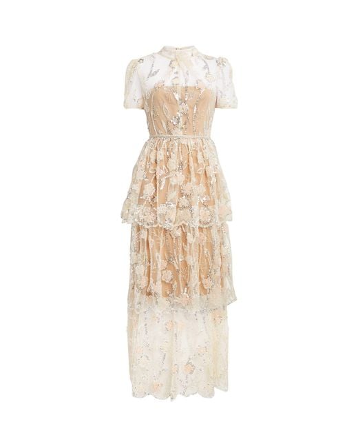 sachin and babi light blue dress Long Sleeve Designer Dresses main image 0