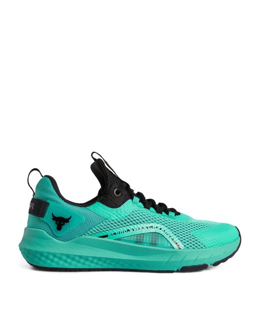 Under Armour Green Project Rock 6 Running Shoes for men