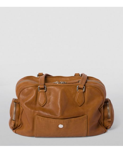 Miu Miu Brown Nappa Leather Top-Handle Bag