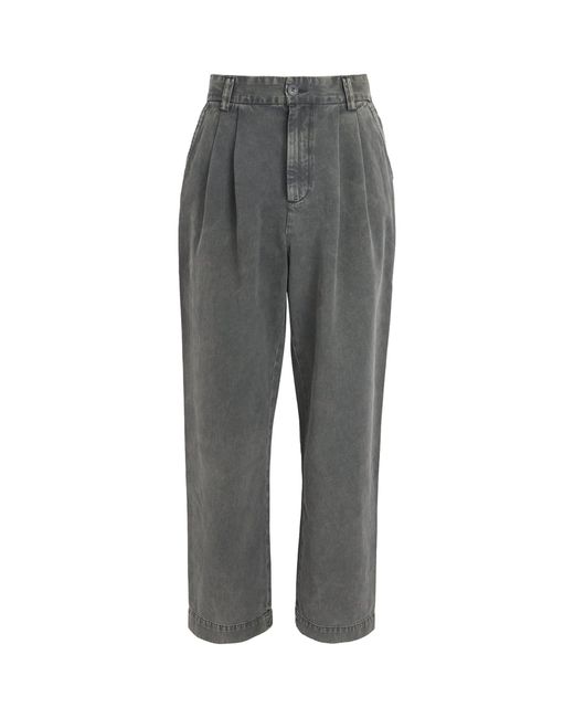 Agolde Gray Regenerative Cotton Chinos for men