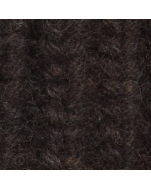 Stone Island Black Virgin Wool Logo Beanie for men