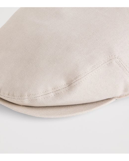Eleventy Natural Cotton Flat Cap for men