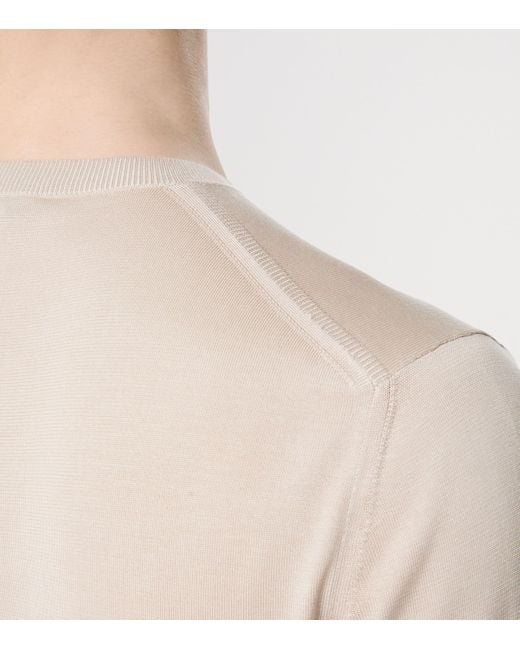 Tom Ford Natural Silk Crew-Neck Sweater for men