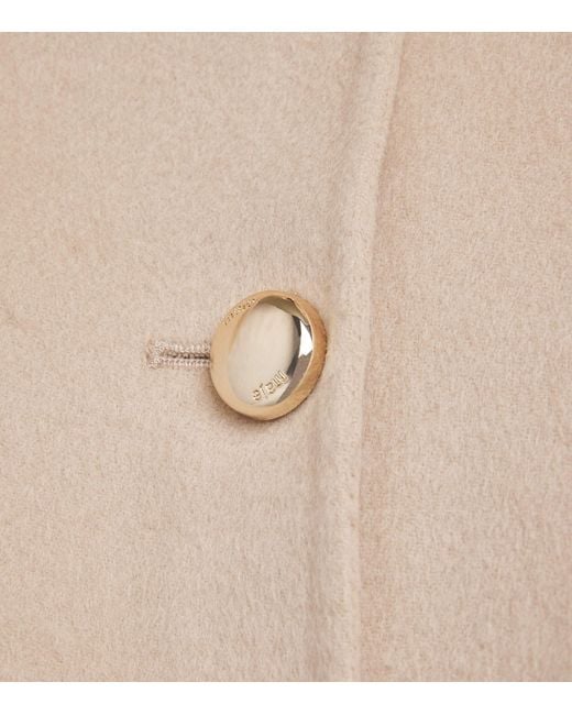 Maje Natural Wool-Blend Cropped Jacket
