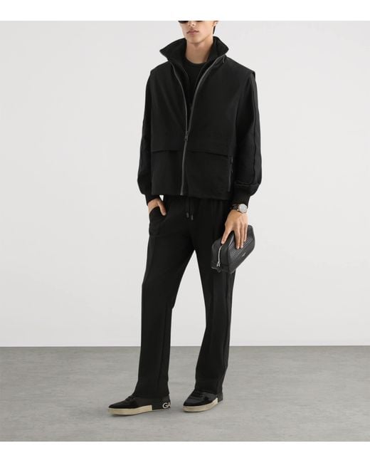 Dolce & Gabbana Black Zipped Cardigan for men