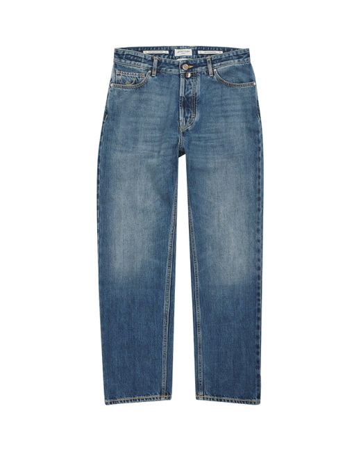 Jacob Cohen Blue Stretch-Cotton Sean Relaxed Jeans for men