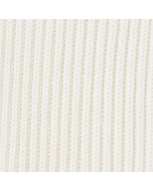 Jimmy Choo White Yukiko Virgin Wool Scarf
