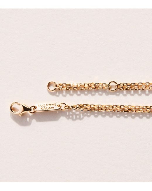 Suzanne Kalan Metallic And Diamond Classic Bar Bracelet