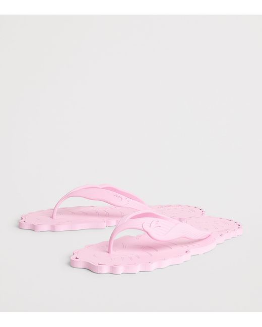 Zimmermann Pink Seafoam Flip Flops