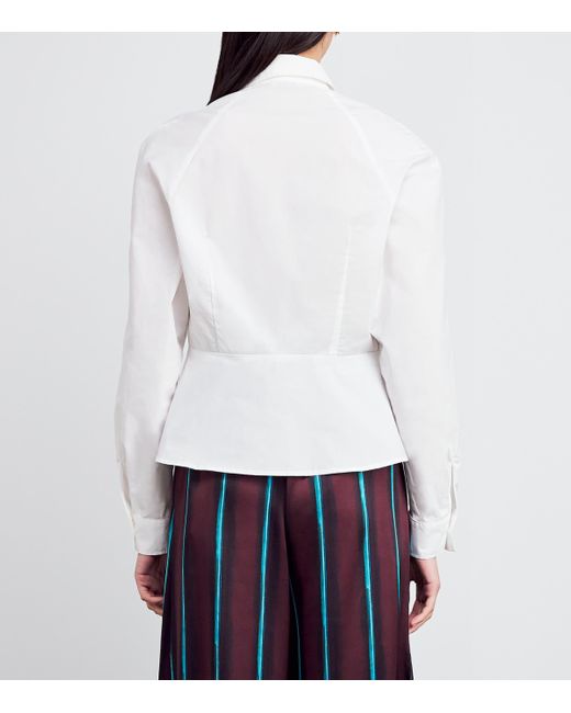 Claudie Pierlot White Cotton Poplin Shirt