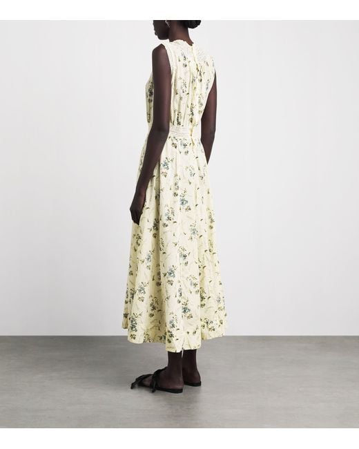 Doen Metallic Organic Cotton Liliane Midi Dress