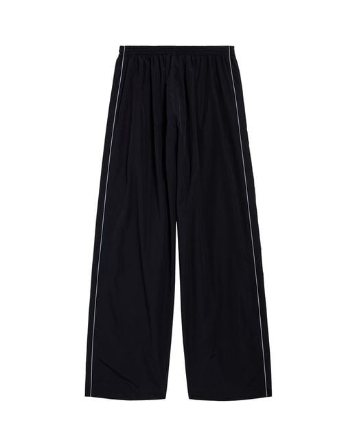 Balenciaga Black Cotton-Blend Technical Trousers for men