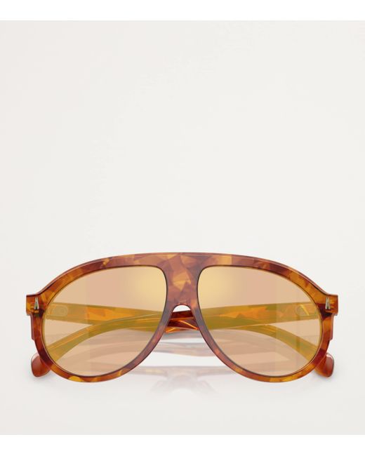 Moncler Brown Acetate Fhaite Me6001 Sunglasses