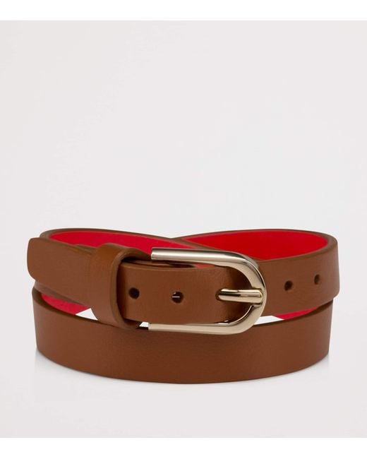 Christian Louboutin Red Bettina Calfskin Bracelet